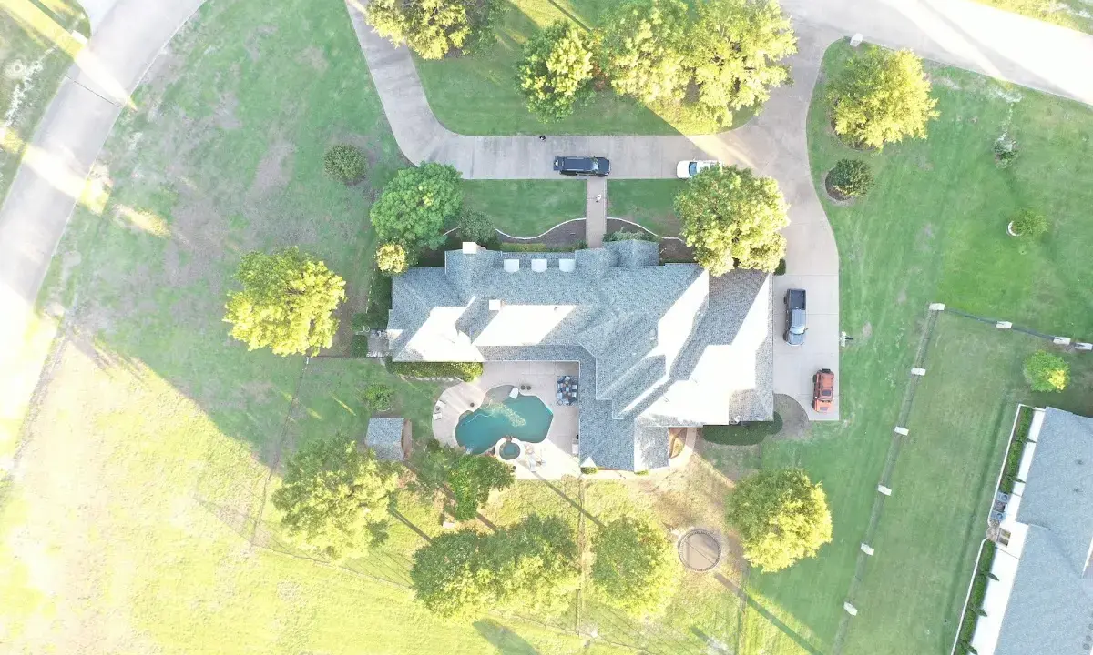 New shingle roof installation on a home in Edgerton